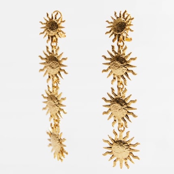 Zara SUN EARRINGS - Picture 3 of 9